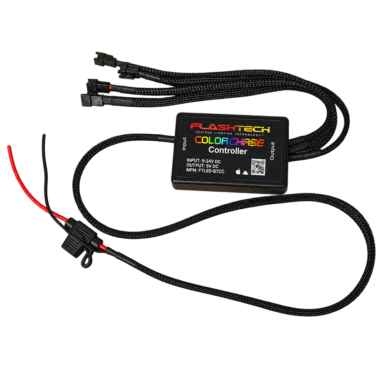 Flashtech ColorChase controller with wiring and connectors